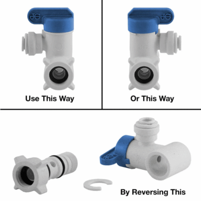 4 Inch Ro Diverter Valve 1/4 Plastic , For Water